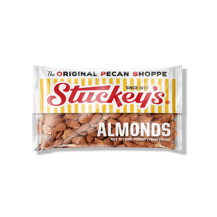 Natural Whole Almonds – 1 lb Bags | Case of 24